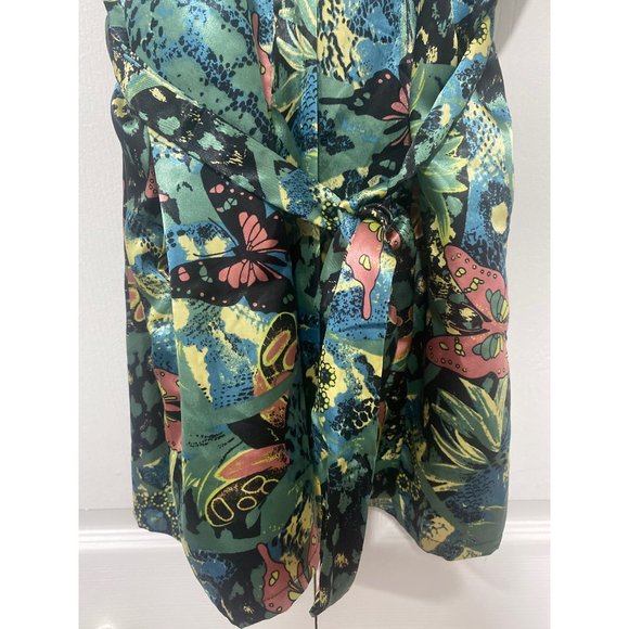 Frederick's of Hollywood Short Multi-Color Robe Size Small - Picture 4 of 7